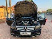 Xe Mercedes C200 AT sản xuất năm 2008, màu đen