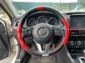 Cần bán gấp Mazda 6 2.0AT, năm sản xuất 2014, màu trắng, chủ dùng rất cẩn thận, giữ gìn, xe nguyên bản 100%