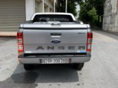 Cần bán gấp Ford Ranger XLS 2.2 4x2 AT máy dầu năm sản xuất 2018, nhập khẩu nguyên chiếc, màu bạc, lốp zin còn theo xe