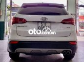 Xe Hyundai Santa Fe 2.4L máy xăng cao cấp sản xuất 2015, màu trắng, giá chỉ 628 triệu