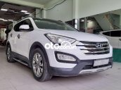 Xe Hyundai Santa Fe 2.4L máy xăng cao cấp sản xuất 2015, màu trắng, giá chỉ 628 triệu