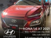 Bán Hyundai Kona AT 1.6Turbo sản xuất 2021, màu đỏ, xe mới 99,99%