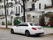 Xe Mercedes-Benz C180 năm 2020, màu trắng, cam kết không đâm đụng ngập nước, thủy kích, km chuẩn không quay tua