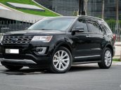 Bán gấp xe Ford Explorer Limited 2.3 4x4 AT màu đen, năm sản xuất 2016, xe đẹp nguồn gốc rõ ràng, check hãng thoải mái