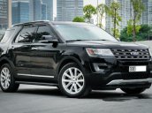 Bán gấp xe Ford Explorer Limited 2.3 4x4 AT màu đen, năm sản xuất 2016, xe đẹp nguồn gốc rõ ràng, check hãng thoải mái