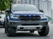 Bán xe Ford Ranger Raptor năm 2019, màu xanh, động cơ hộp số nguyên bản, giấy tờ đầy đủ hợp pháp lý