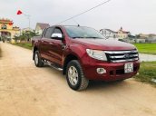 Cần bán lại xe Ford Ranger XLT 2.2 4X4 MT sản xuất năm 2015, màu đỏ, nội thất nguyên bản số ngọt máy ngon