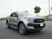 Bán xe Ford Ranger Wildtrak 3.2 4X4 AT động cơ diesel màu bạc, năm sản xuất 2017, xe nguyên bản bao check test khắp mọi miền tổ quốc