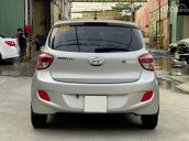 Bán Hyundai Grand i10 1.0 AT năm 2015, màu bạc, xe nhập