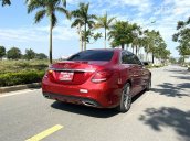 Cần bán gấp Mercedes-Benz C300 AMG năm 2018, màu đỏ, siêu lướt như mới, full lịch sử bảo dưỡng hãng