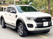 Cần bán lại xe Ford Ranger Wildtrak 4x2 sản xuất 2020, màu trắng, nhập khẩu 