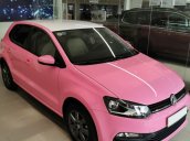 Xe Đức nhập 100% Polo Hatchback màu hồng phấn hello kitty phái nữ hoặc gia đình nhỏ, LH Mr. Thuận 24/7