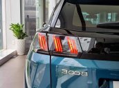 Bán xe Peugeot 3008 Allure năm sản xuất 2022, màu xanh lam, sẵn xe giao ngay