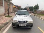 Bán xe Ssangyong Musso sản xuất 2002, màu bạc