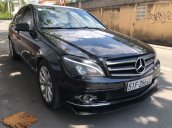 Bán xe Mercedes C200 2.0AT năm 2010, màu đen xe gia đình, giá chỉ 385 triệu