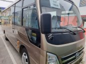 Bán xe khách 29 chỗ Hyundai County SL F140 - 2023 màu vàng đậm xe mới thân dài kính liền cửa bung tại Hyundai Bắc Việt