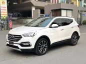 Bán Hyundai Santafe 2016 2.4AT 4WD Trắng Full Xăng