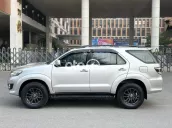 Toyota Fortuner 2015, số sàn, máy dầu, màu bạc.