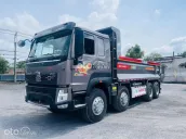 Xe howo ben V7X 400hp thùng 15 khối mới cao 1 mét