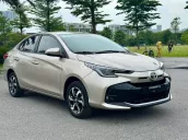 Bán xe Toyota Vios 2023, form mới, màu vàng cát, đăng ký tên tư nhân, chạy hơn 3