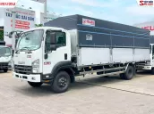 Xe tải ISUZU FRR650 thùng mui bạt bửng nhôm E4 có sẵn giao ngay