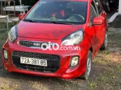 Xe kia morning,số sàn,màu đỏ,đời 2015