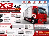 Xe tải thùng container, kín, mui bạt 4x2 Dongfeng X3 thùng dài 9m9 10m, giá rẻ tốt nhất