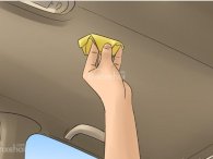 Các bước để vệ sinh phần trần mái bên trong xe