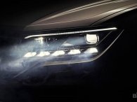 Volkswagen Touareg 2019 tung teaser tiết lộ thiết kế đèn pha