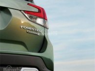 Subaru Forester 2019 chính thức tung teaser hé lộ thiết kế đuôi xe