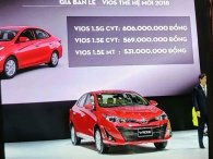 Giá xe Toyota Vios 2019 mới tăng cao nhất 41 triệu so với phiên bản cũ