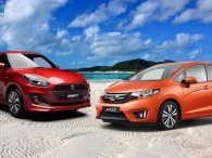 Suzuki Swift GLX và Honda Jazz RS: Bản cao cấp có gì?