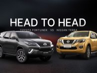 Soi bản số sàn xe Nissan Terra và Toyota Fortuner tại Việt Nam