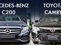 So sánh Mercedes-Benz C200 2019 và Toyota Camry 2019: Đại chiến xe sang Đức - Nhật