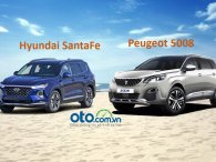 Chọn Hyundai SantaFe 2019 kèm theo "lạc" hay Peugeot 5008 2019?