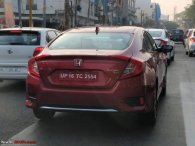 Honda Civic 2019 facelift chạy thử không che chắn tại Ấn Độ, ra mắt ngày 8/3 Honda Civic 2019 facelift chạy thử không che chắn tại Ấn Độ, ra mắt ngày 8/3