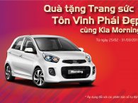 Nhân dịp 8/3, mua Kia Morning được tặng quà trang sức cao cấp