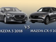 So sánh xe Mazda 3 2018 và Mazda CX-5 2018