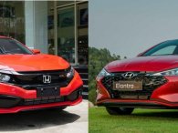 So sánh Hyundai Elantra Sport 2019 và Honda Civic RS 2019: Cuộc chiến xe thể thao hạng C
