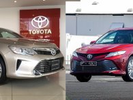 So sánh thông số kỹ thuật xe Toyota Camry 2018 và 2019