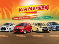 Phiên bản Kia Morning số tự động mới giá 339 triệu đồng ra mắt
