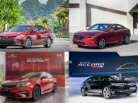 Toyota Camry tiếp tục là xe bán chạy nhất phân khúc hạng D trong tháng 01/2020