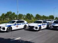 Dàn xe VinFast sử dụng cho lực lượng cảnh sát Việt Nam xuất hiện ấn tượng trên đường phố