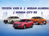 So sánh nhanh Toyota Vios 2021, Nissan Almera 2021 và Honda City 2021:  Ai mới là trùm cuối?
