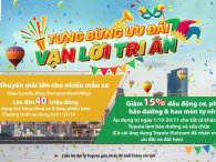 Khởi động tháng 10, Toyota Việt Nam tung loạt ưu đãi lên tới 40 triệu đồng 