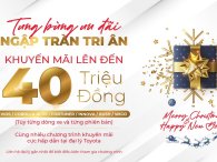 Tăng tốc cuối năm, Toyota tung ưu đãi khủng cho khách mua xe tháng 12