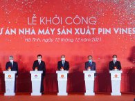 Khởi công dự án nhà máy sản xuất Pin VinES 4.000 tỷ đồng tại Hà Tĩnh