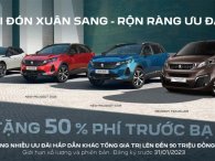 Thaco Auto tặng 50% phí trước bạ cho khách mua xe Peugeot ngay đầu năm 2023