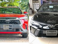 Gần nửa năm vẫn chưa hết hàng tồn, đại lý mạnh tay ưu đãi gần 105 triệu cho cặp đôi Toyota Corolla Cross và Corolla Altis 