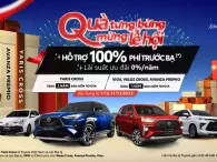 Tậu xe Toyota đón Tết: nhận ngay ưu đãi 100% lệ phí trước bạ và quà tặng hấp dẫn